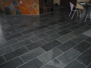 Black ardosia slate tiles from Brazil