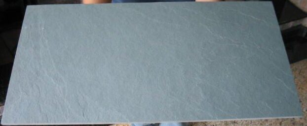 Montauk blue slate tiles from Brazil