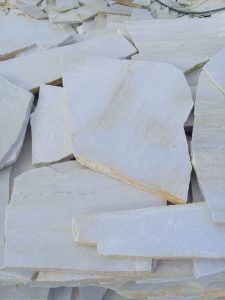 Cream Sao Tome quartzite flagstone