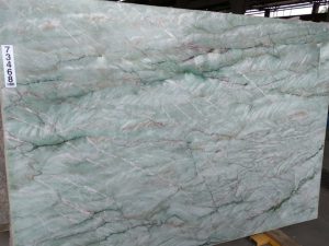 Verde Gaya Quartzite slab from Brazil