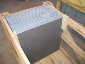 Burgundy ardosia slate tiles from Brazil