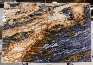 Slab of Magma Black Brazilian Granite