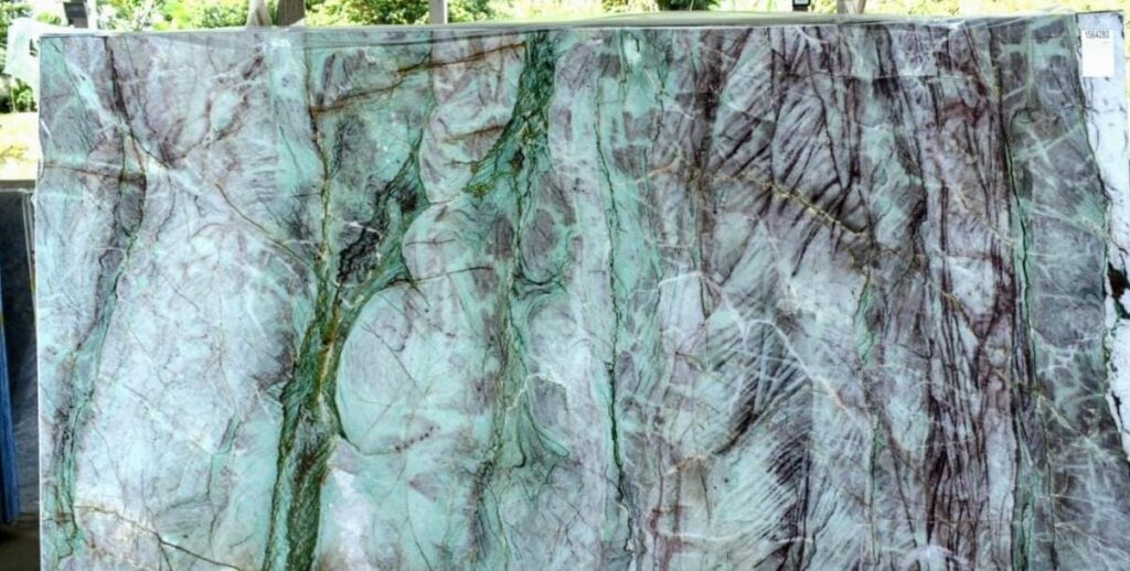 Vesuvio Green Quartzite slab