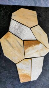 Special tile of sao tome flagstones for flooring